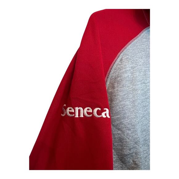 Adidas Team Issue Hoodie Mens Large Seneca Sting Fleece Zip Climawarm College - Picture 3 of 6
